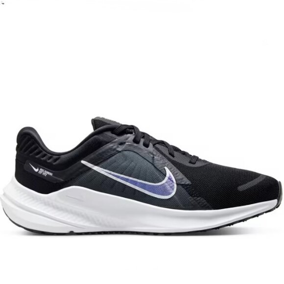 NIKE QUEST 5 RUNNING SHOES LADIES 8.5 EX COND BLACK - Picture 1 of 11